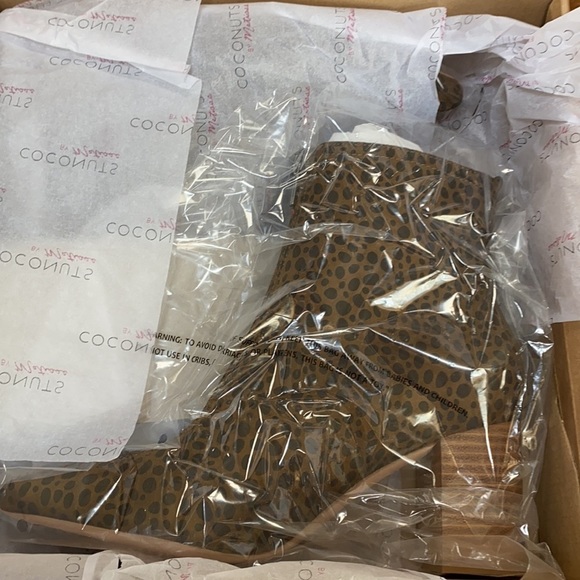 Coconuts by Matisse zip front leopard booties ankle boots - Picture 5 of 5